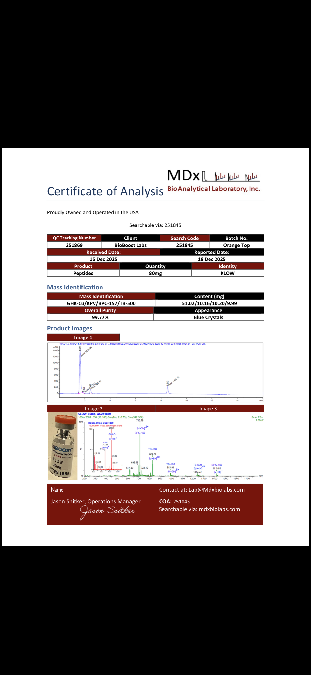 KPV Peptide – 10 mg - Image 2
