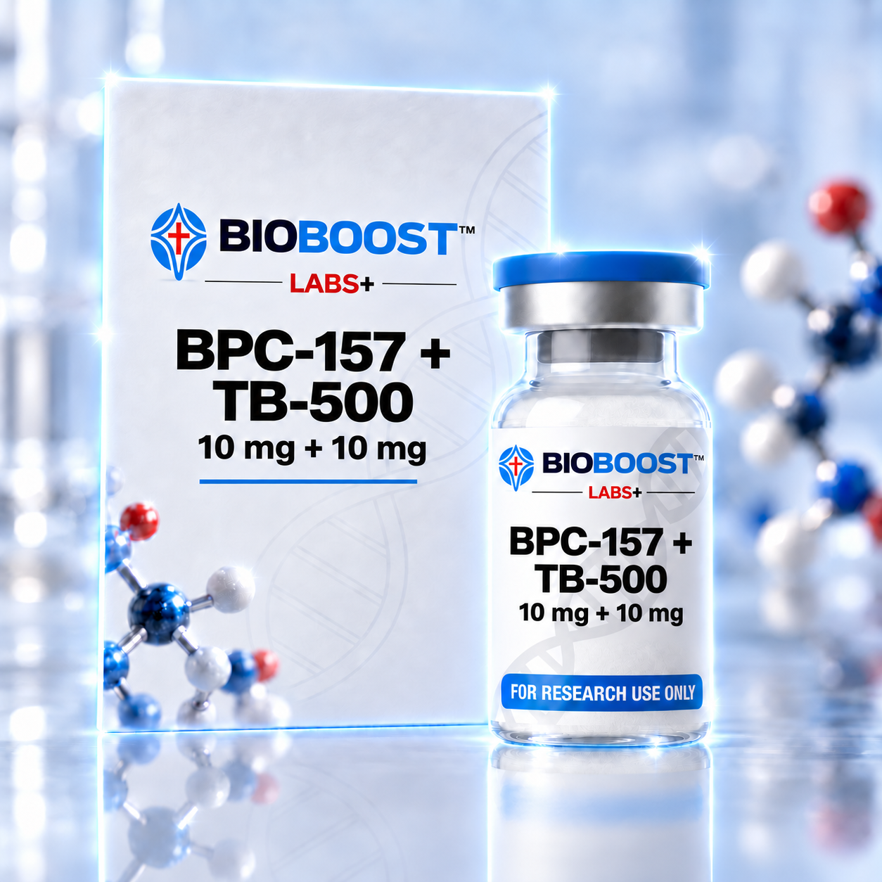 BioBoost Labs+ BPC-157 + TB-500 10 mg + 10 mg